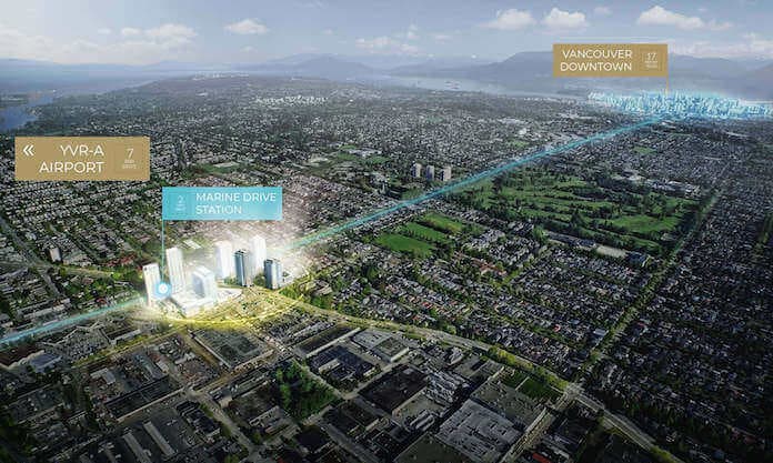 W1 Apartments Vancouver Map