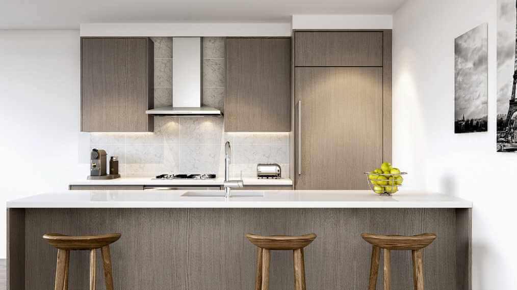 W1 Apartments Vancouver Marine and Cambie Kitchen