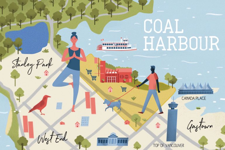 Coal Harbour Neighbourhood Guide Map