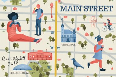Main Street Vancouver Illustrated Map