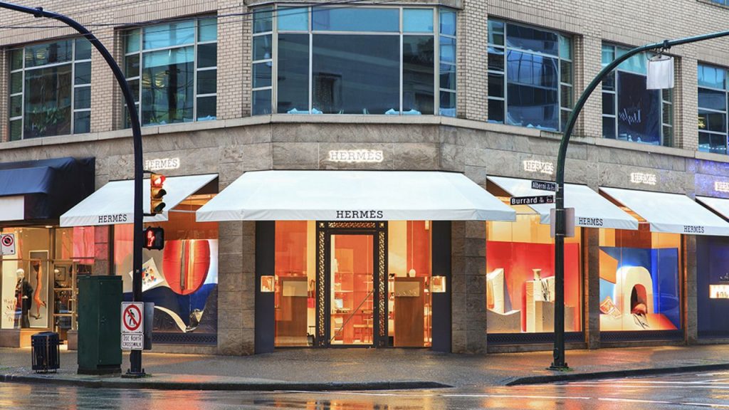 Hermès store in Vancouver