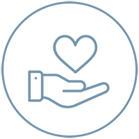 practice compassion icon