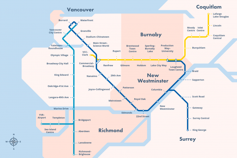 Average Rent, Vancouver, Transit, Rental Prices, Canada Line, Expo Line, Millennium Line