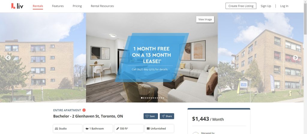 Rental incentive apartments in Toronto.