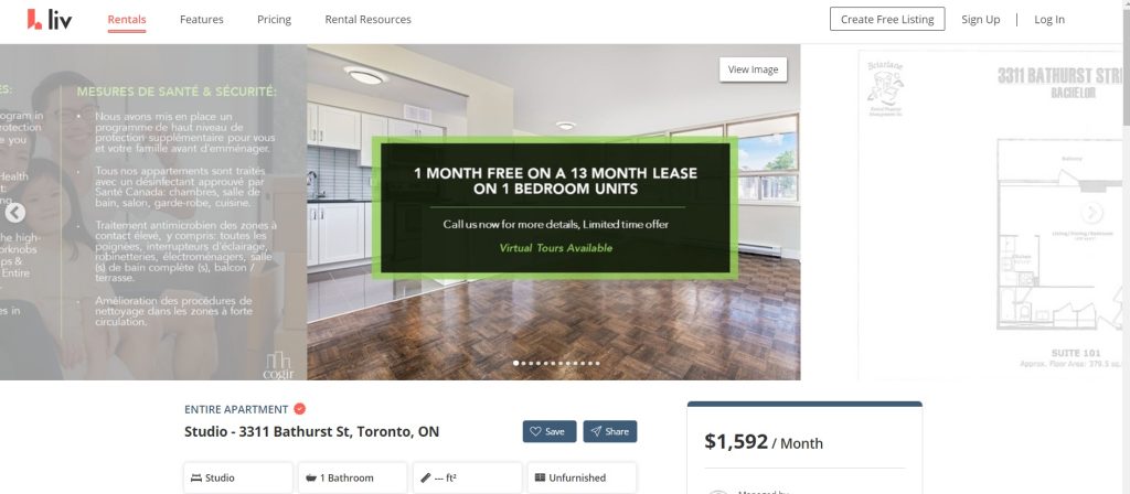 rental incentive apartments in toronto