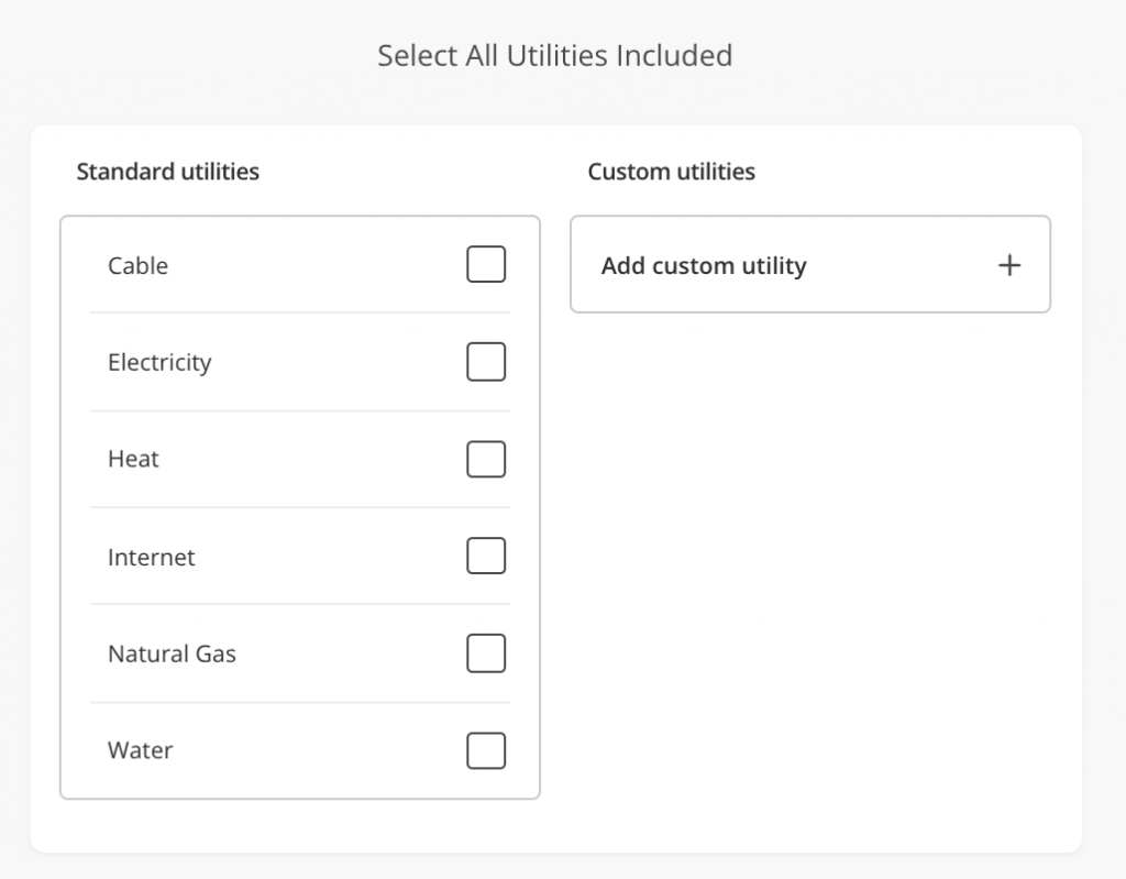 utilities are an essential component of a rental ad on liv rent