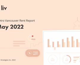 May 2022 rent report for Metro Vancouver from liv.rent