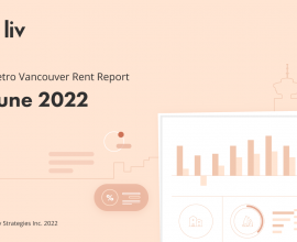 June 2022 rent report for Metro Vancouver from liv.rent