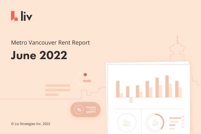 June 2022 rent report for Metro Vancouver from liv.rent