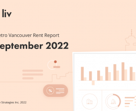 September 2022 rent report for Metro Vancouver from liv.rent