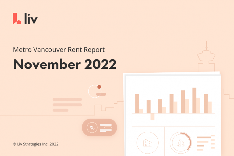 November 2022 rent report for Metro Vancouver from liv.rent