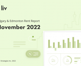 liv.rent's November Rent Report for Calgary and Edmonton, Alberta has all the latest statistics, trends, and more from these two cities