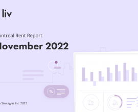 liv.rent's November 2022 rent report for Montreal - statistics, trends, data & more