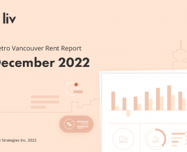 December 2022 rent report for Metro Vancouver from liv.rent