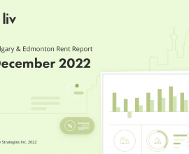 liv.rent's December Rent Report for Calgary and Edmonton, Alberta has all the latest statistics, trends, and more from these two cities
