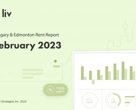 liv.rent's February 2023 Rent Report for Calgary and Edmonton, Alberta has all the latest statistics, trends, and more from these two cities