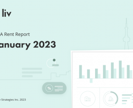 liv.rent's January 2023 rent report for the Greater Toronto Area - statistics, data and more