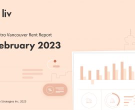February 2023 rent report for Metro Vancouver from liv.rent