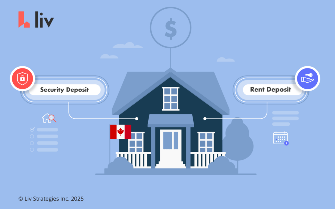 What is a rent and security deposit in Canada while renting apartment or house?
